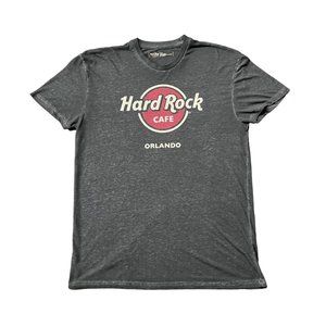 Hard Rock Cafe Orlando Florida T Shirt - Adult Size Large Black / Gray